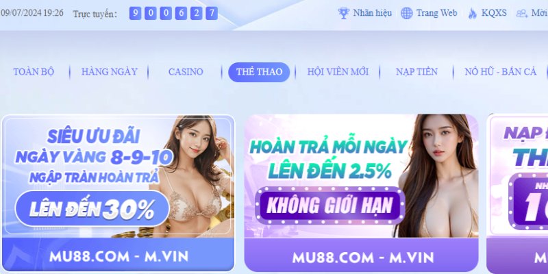 Điều kiện khuyến mãi thể thao Mu88