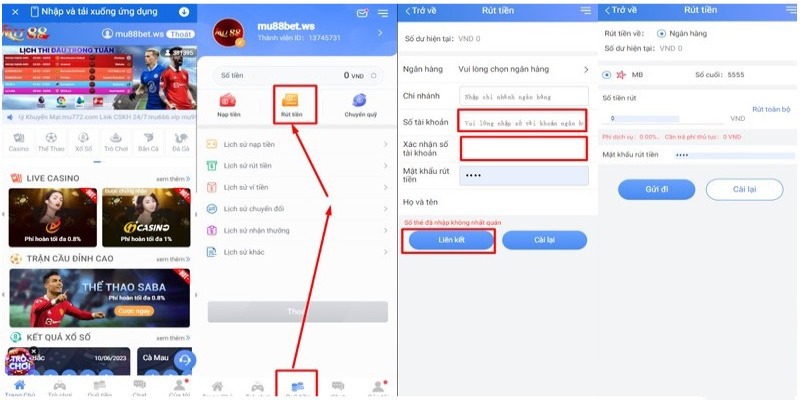 Rút tiền Mu88 là quy trình được nhiều người chơi trực tuyến tin tưởng